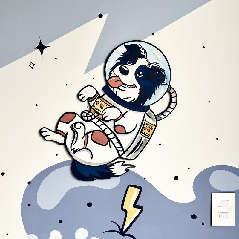 Astronauta y su perrito — foto 3