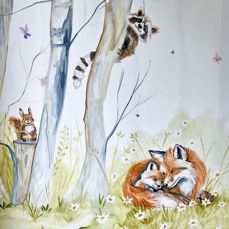 Mural Bosque de Ana — Infantil