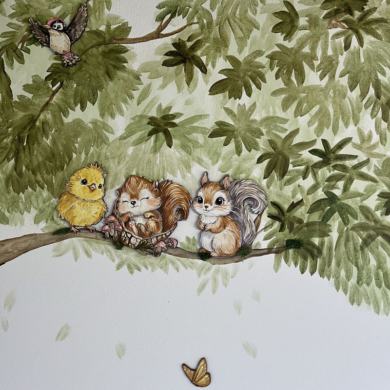 Mural Bosque de Lucía — Infantil niña
