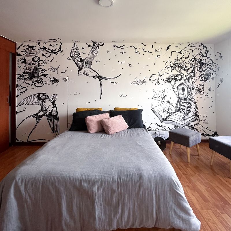 Golondrinas y casa del árbol — foto 1