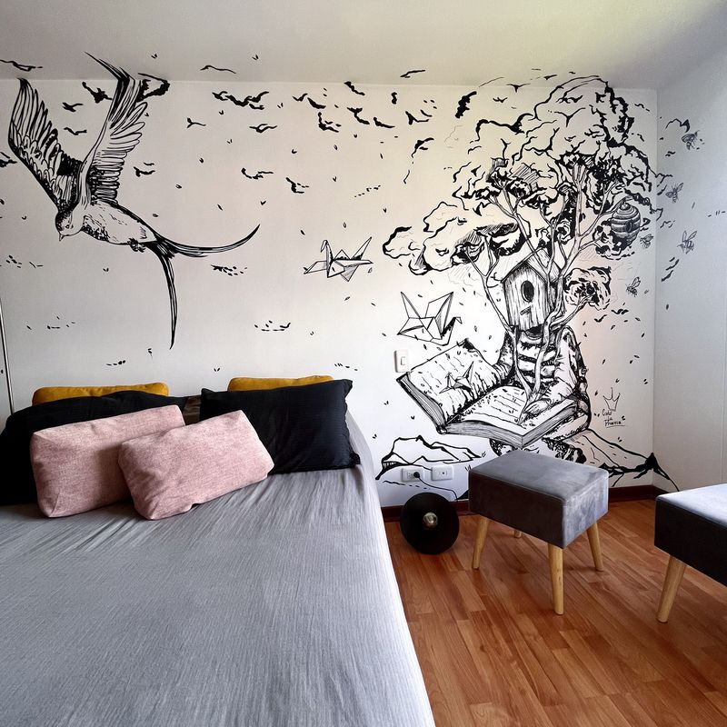 Golondrinas y casa del árbol — foto 2