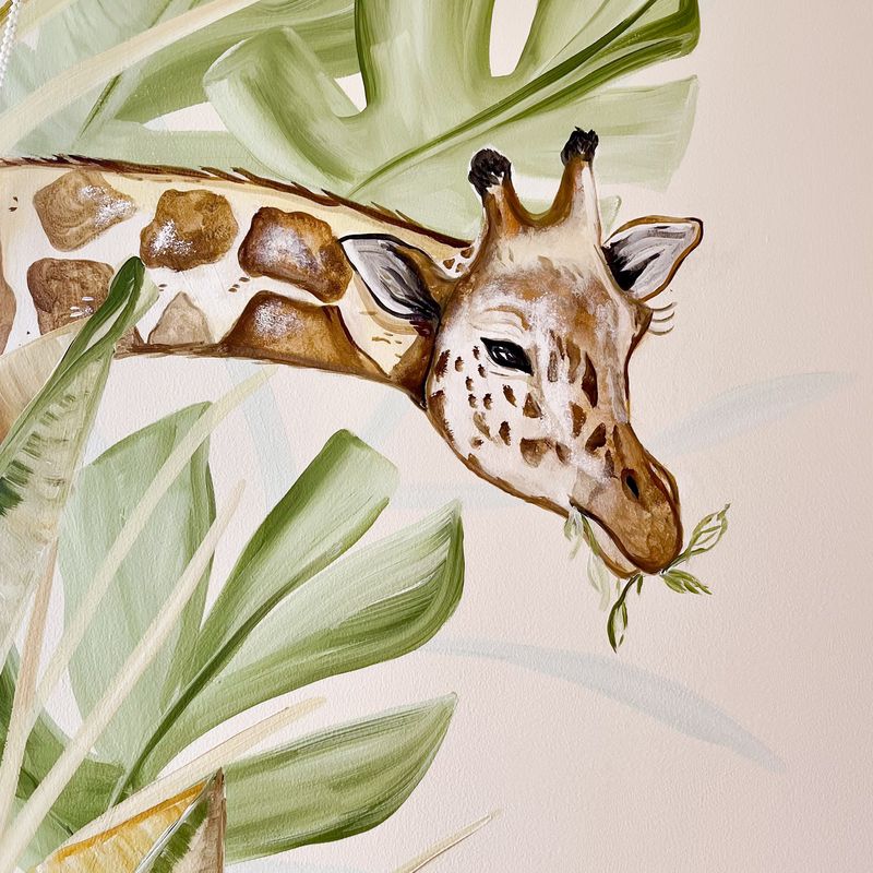 Mural Safari tropical — Infantil