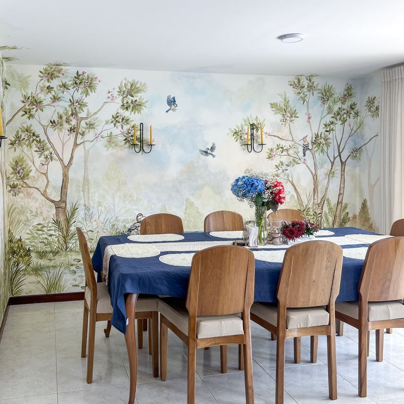 Mural Comedor de Rebecca